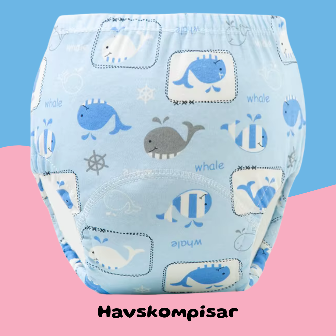 NanneKid potträningsbyxor- hjälper barn att sluta med blöja