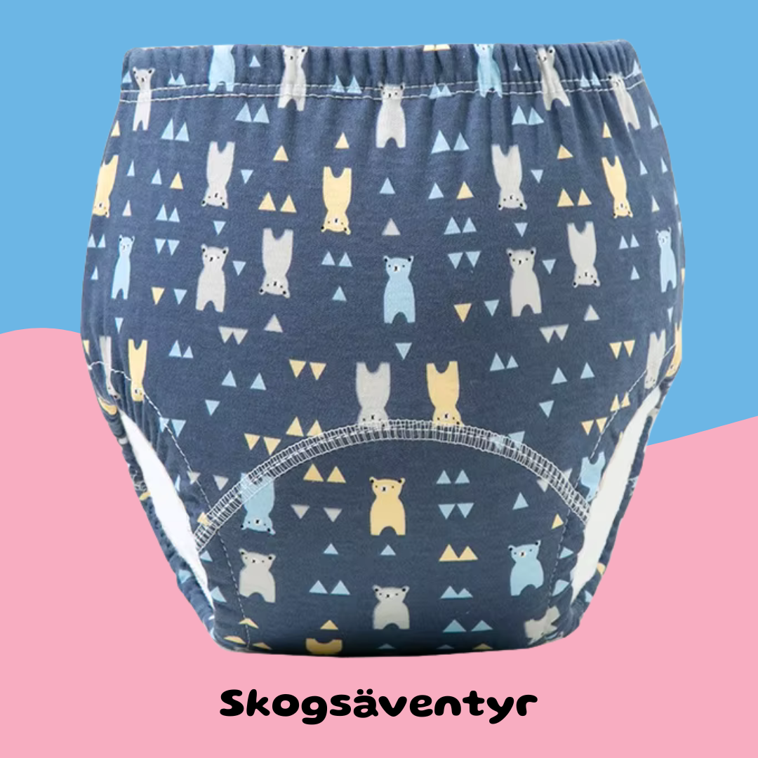 NanneKid potträningsbyxor- hjälper barn att sluta med blöja
