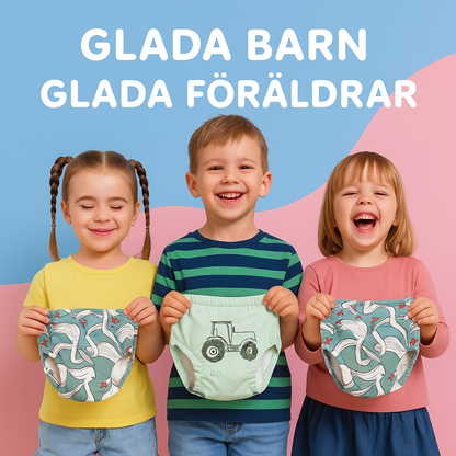 NanneKid potträningsbyxor- hjälper barn att sluta med blöja