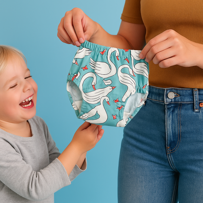 NanneKid potträningsbyxor- hjälper barn att sluta med blöja
